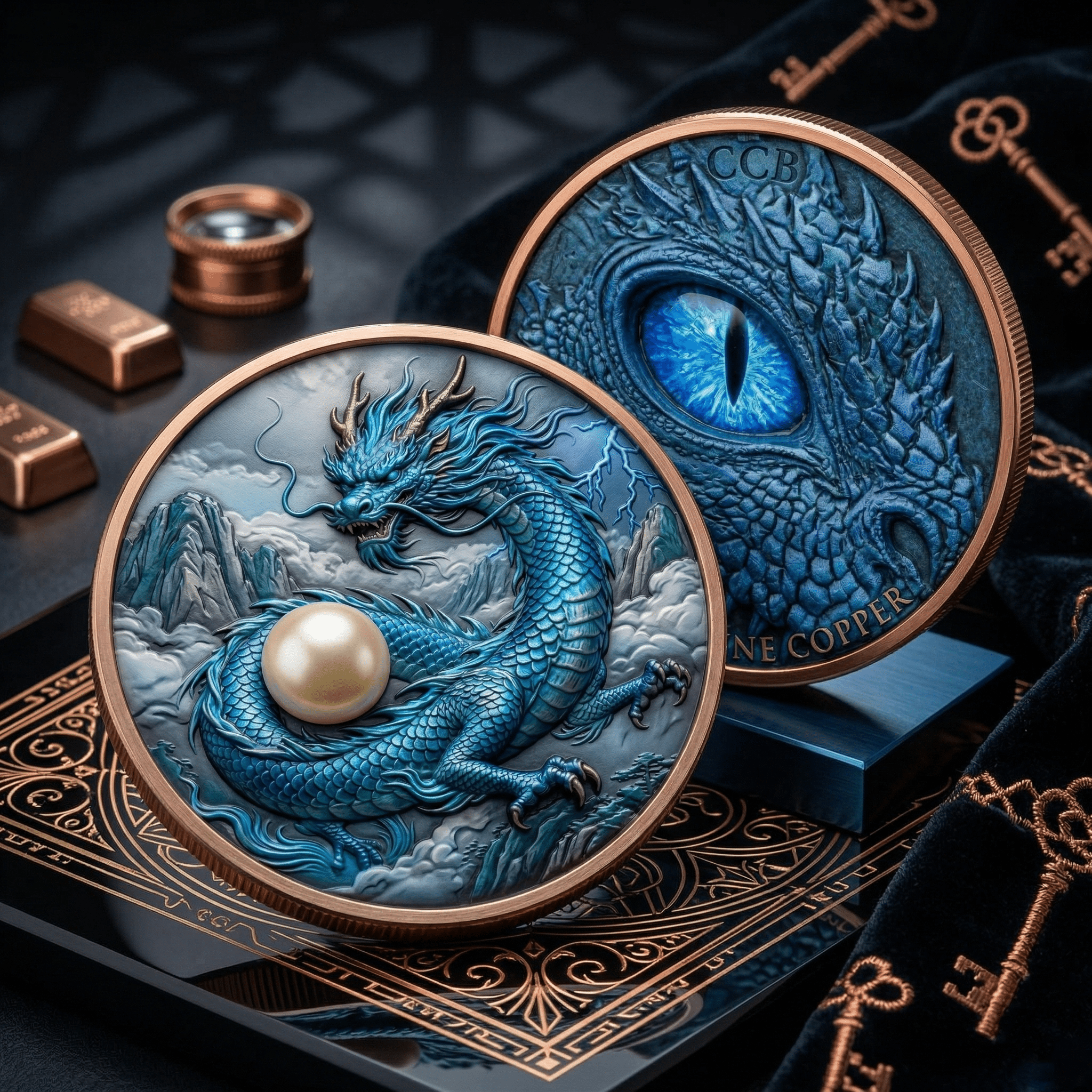 2026 Guardian Dragon & Pearl Kilo .999 Fine Copper