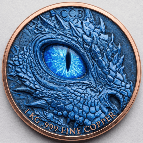 2026 Guardian Dragon & Pearl Kilo .999 Fine Copper