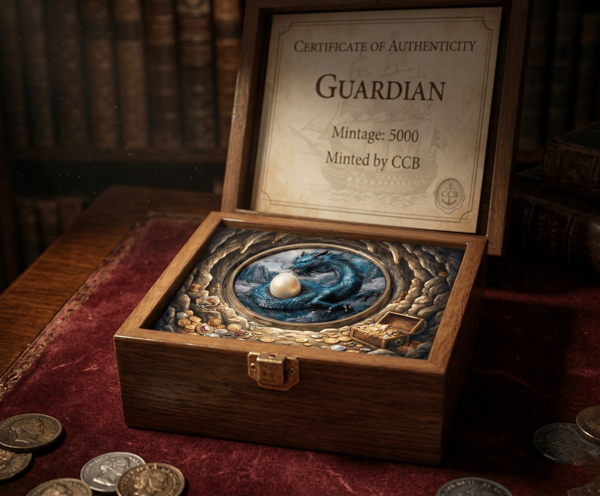 2026 Guardian Dragon & Pearl Kilo .999 Fine Copper